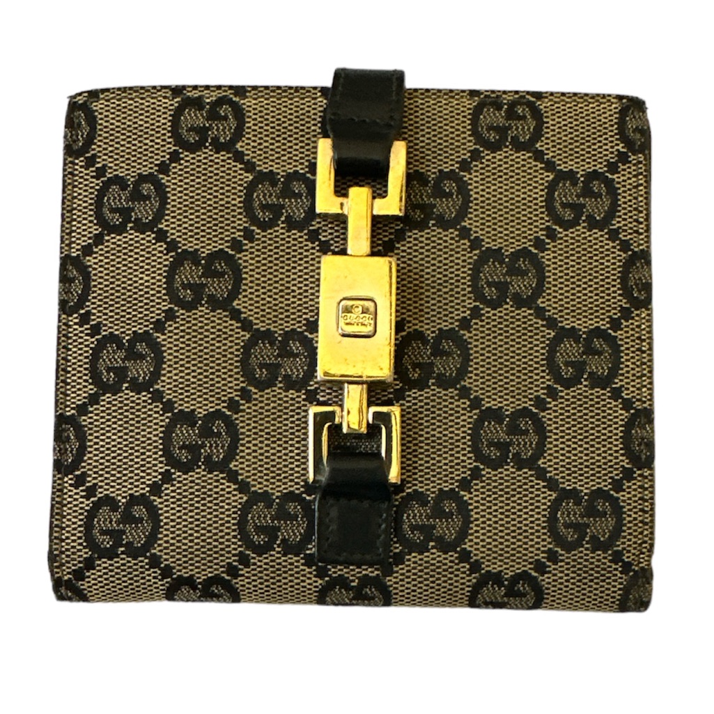 Authentic Gucci Monogram Double Sided Bifold Wallet